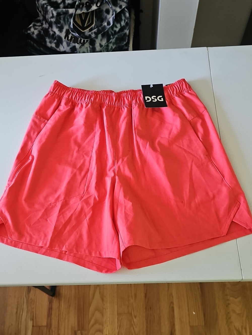 DSG Men's Bright Coral Athletic Shorts